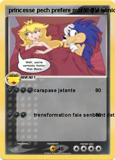Pokemon princesse pech prefere mario que sonic niv X 