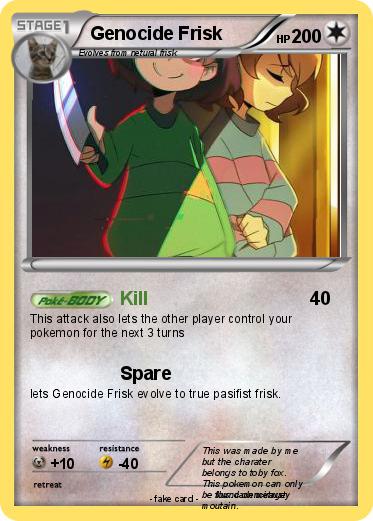 Pokemon Genocide Frisk