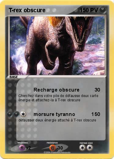 Pokemon T-rex obscure