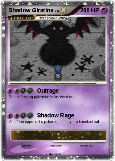 Pokemon Shadow Giratina