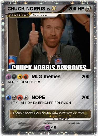 Pokemon CHUCK NORRIS