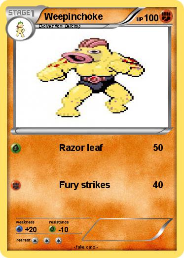 Pokemon Weepinchoke