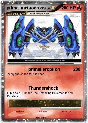Pokemon primal metaogross