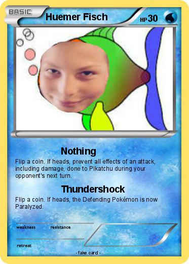Pokemon Huemer Fisch