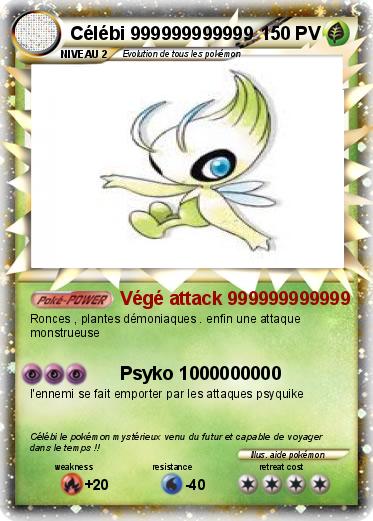 Pokemon Célébi 999999999999