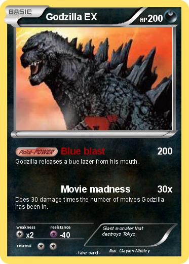 Pokemon Godzilla EX