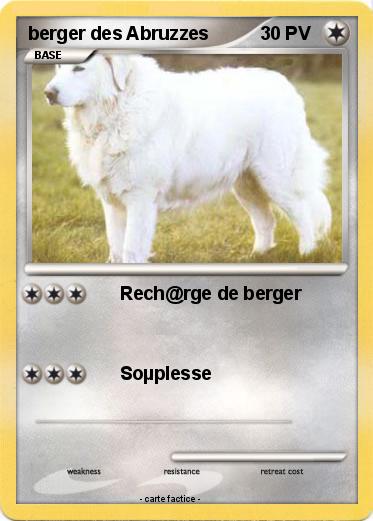 Pokemon berger des Abruzzes