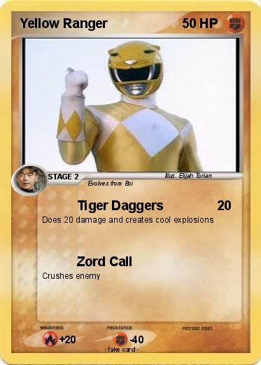 Pokemon Yellow Ranger