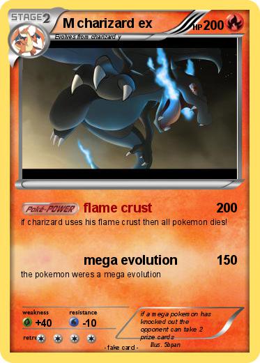 Pokemon M charizard ex