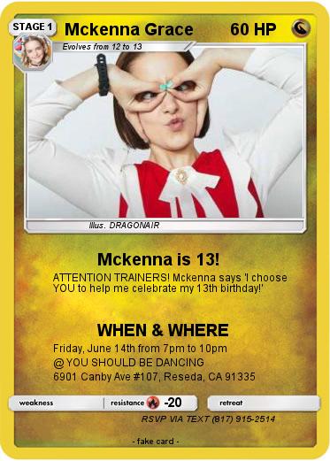 Pokemon Mckenna Grace