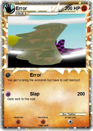 Pokemon Error