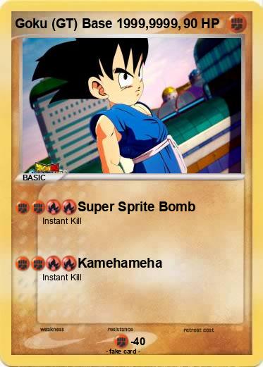 Pokemon Goku (GT) Base 1999,9999,