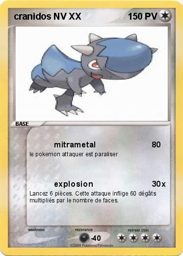 Pokemon cranidos NV XX