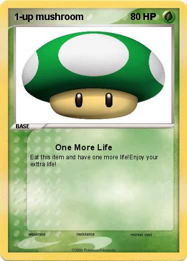 Pokemon 1-up mushroom