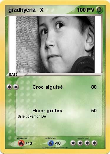 Pokemon gradhyena   X