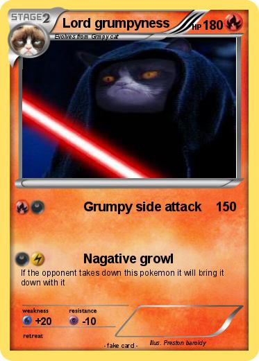 Pokemon Lord grumpyness