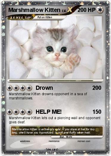 Pokemon Marshmallow Kitten