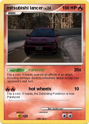 Pokemon mitsubishi lancer