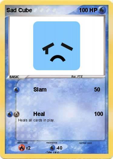 Pokemon Sad Cube