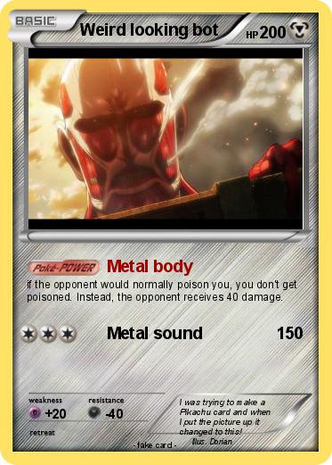 Pokemon Weird looking bot