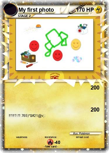 Pokemon My first photo