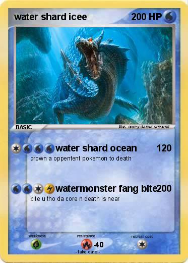 Pokemon water shard icee