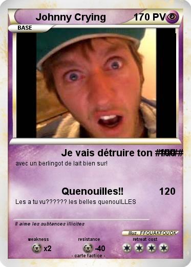 Pokemon Johnny Crying