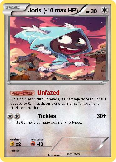 Pokemon Joris (-10 max HP)
