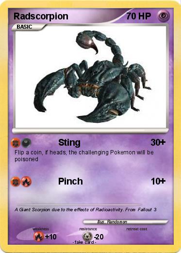 Pokemon Radscorpion