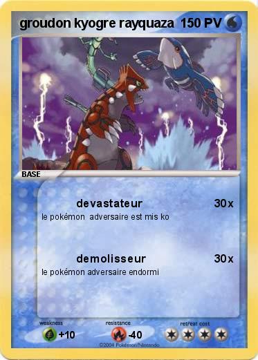 Pokemon groudon kyogre rayquaza