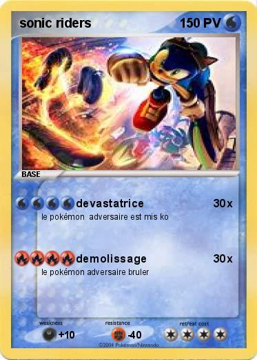 Pokemon sonic riders
