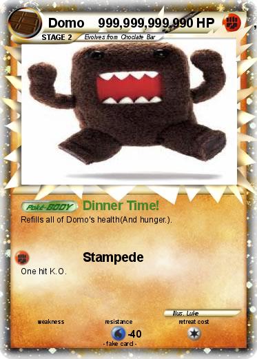 Pokemon Domo    999,999,999,9                     ,9