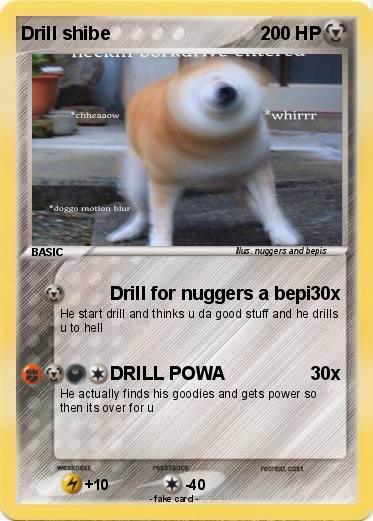 Pokemon Drill shibe