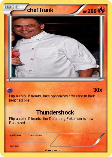 Pokemon chef frank