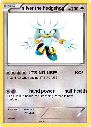 Pokemon silver the hedgehog