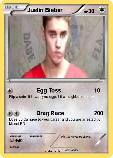 Pokemon Justin Bieber