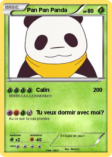 Pokemon Pan Pan Panda