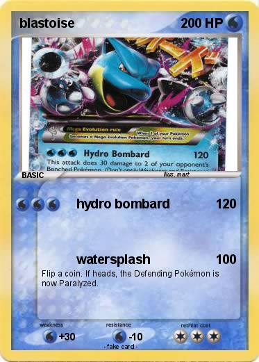 Pokemon blastoise