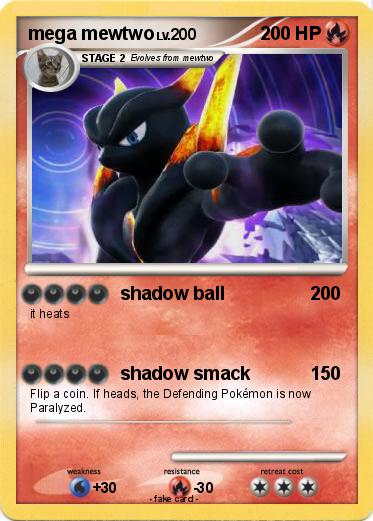 Pokemon mega mewtwo