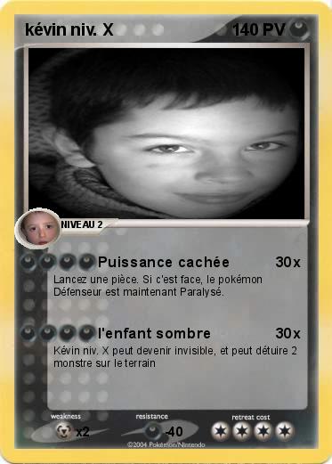 Pokemon kévin niv. X