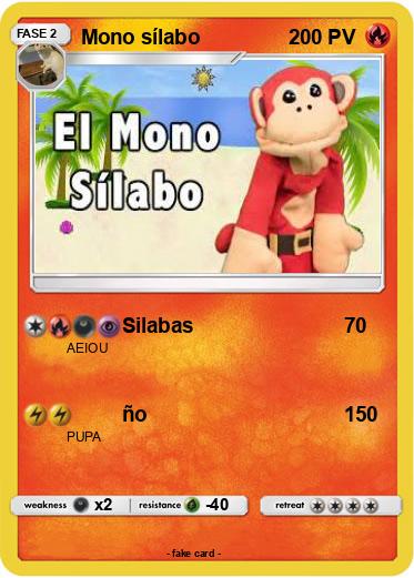 Pokemon Mono sílabo