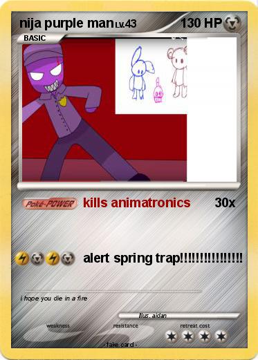 Pokemon nija purple man