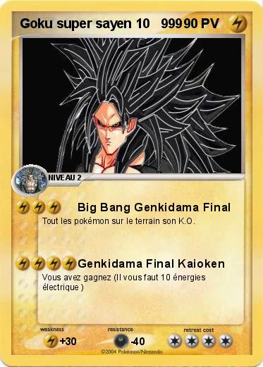 Pokemon Goku super sayen 10   999