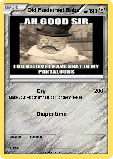 Pokemon Old Fashoned Baby