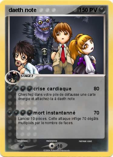 Pokemon daeth note