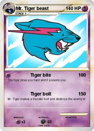 Pokemon Mr. Tiger beast