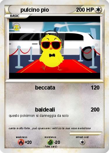 Pokemon pulcino pio