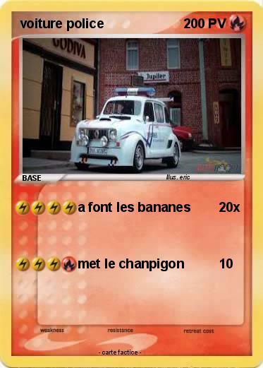 Pokemon voiture police