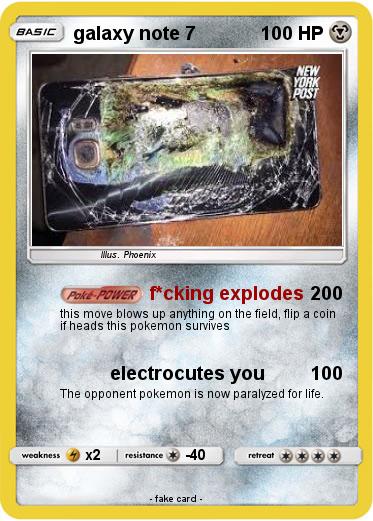 Pokemon galaxy note 7