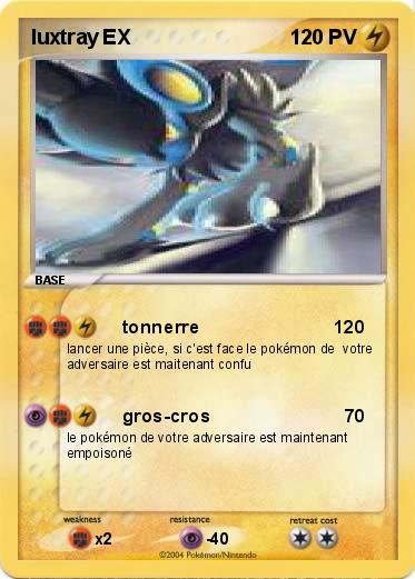 Pokemon luxtray EX